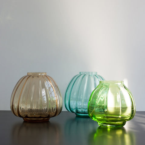 PUMPKIN VASE SMALL - SMARAGD GREEN
