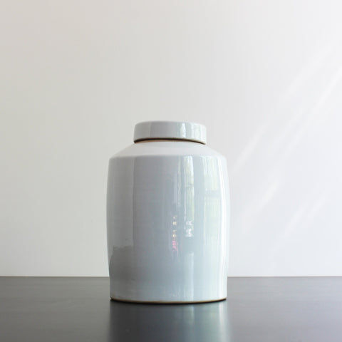 CHINESE VASE ROUND M- WHITE