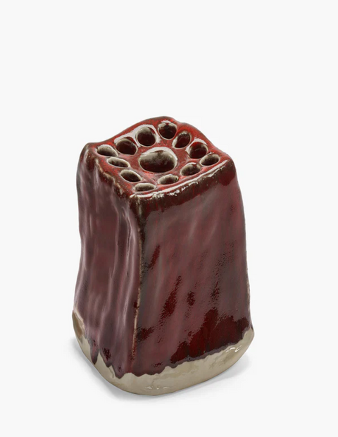 VASE XL RED PIQUE-FLEURS