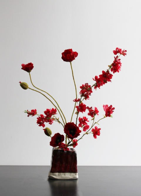 VASES - VAAS M ROOD PIQUE SERAX
