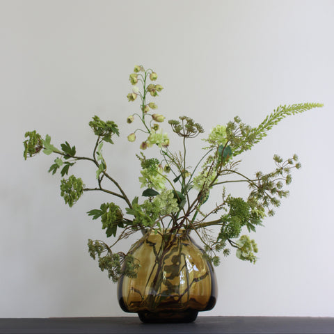 COPIER VASE FLORA - Amber