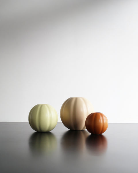 ROUND LARGE VASE 22cm - L NUDE