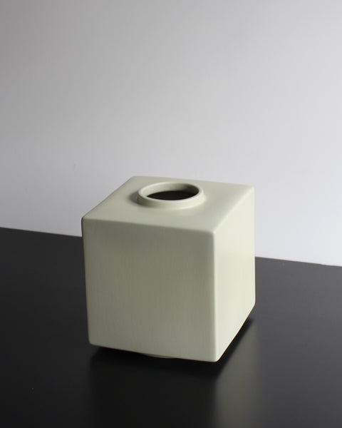 SQUARE VASE CELADON  23x23x23cm