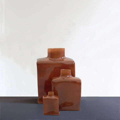 SHIN VASE MEDIUM - Caramel