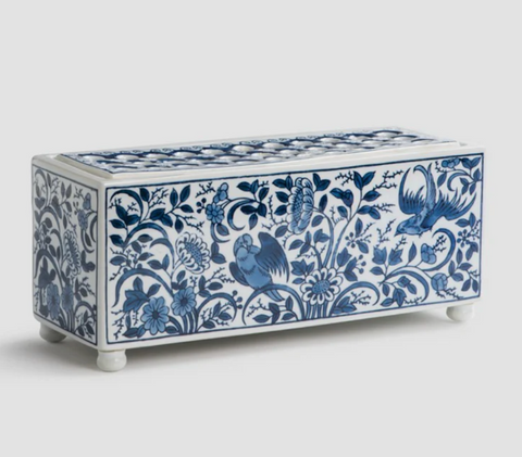 Gouda Bouquet & Delft Blue Brick Vase