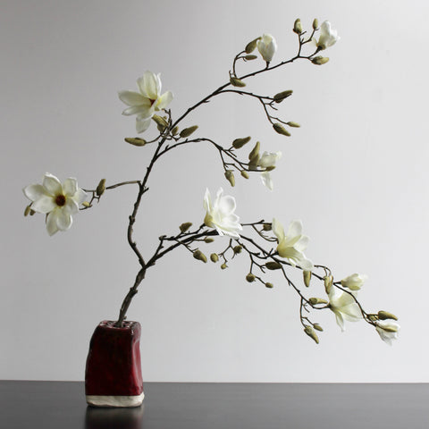 VASE XL RED PIQUE-FLEURS