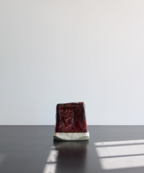 VASE L RED PIQUE-FLEURS