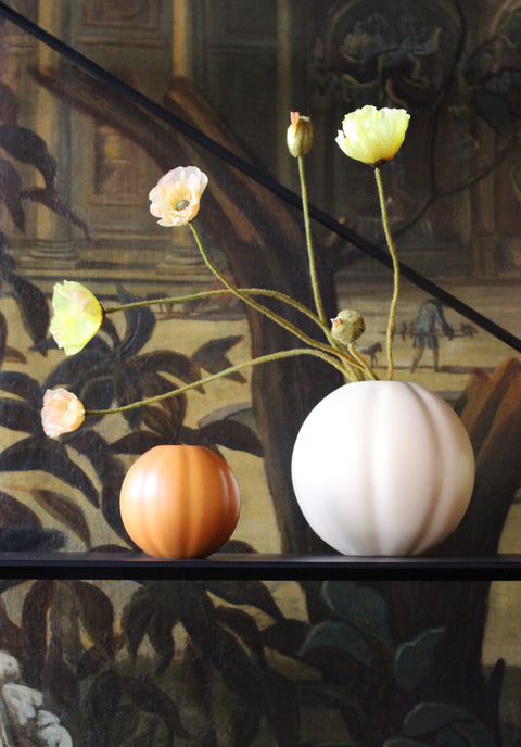 ROUND LARGE VASE 22cm - L NUDE